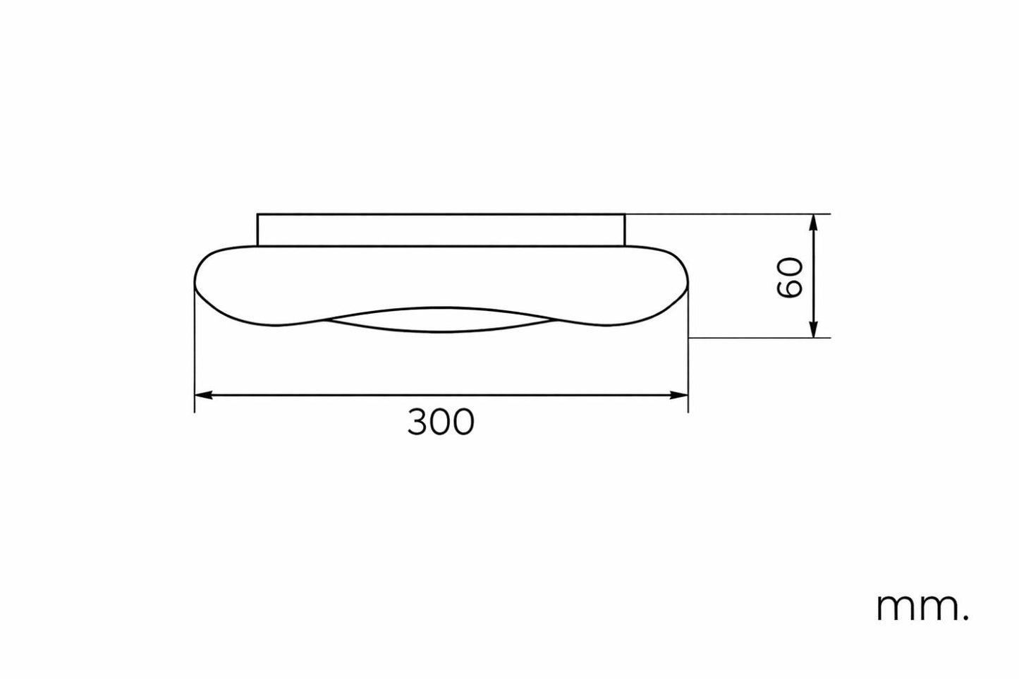 Plafón LED 24W Circular Metal Ø300 mm Kate