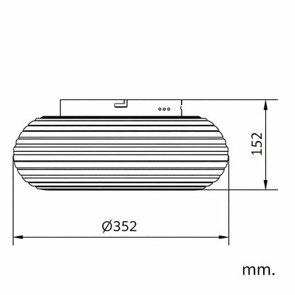 Plafón LED 24W Circular Metal Ø350 mm Junai