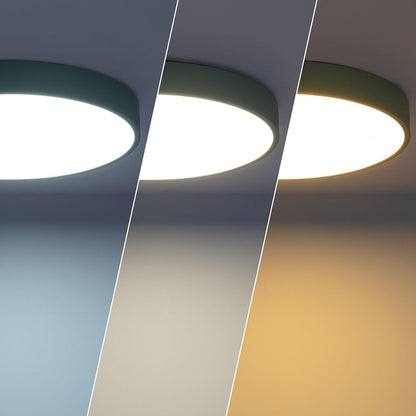 Plafón LED 24W Circular Metal Ø400 mm CCT Seleccionable Iris