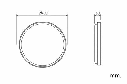 Plafón LED 24W Circular Ø400 mm Marstal