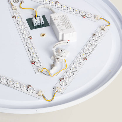 Plafón LED 24W Circular Metal Ø500 mm CCT Seleccionable Bari