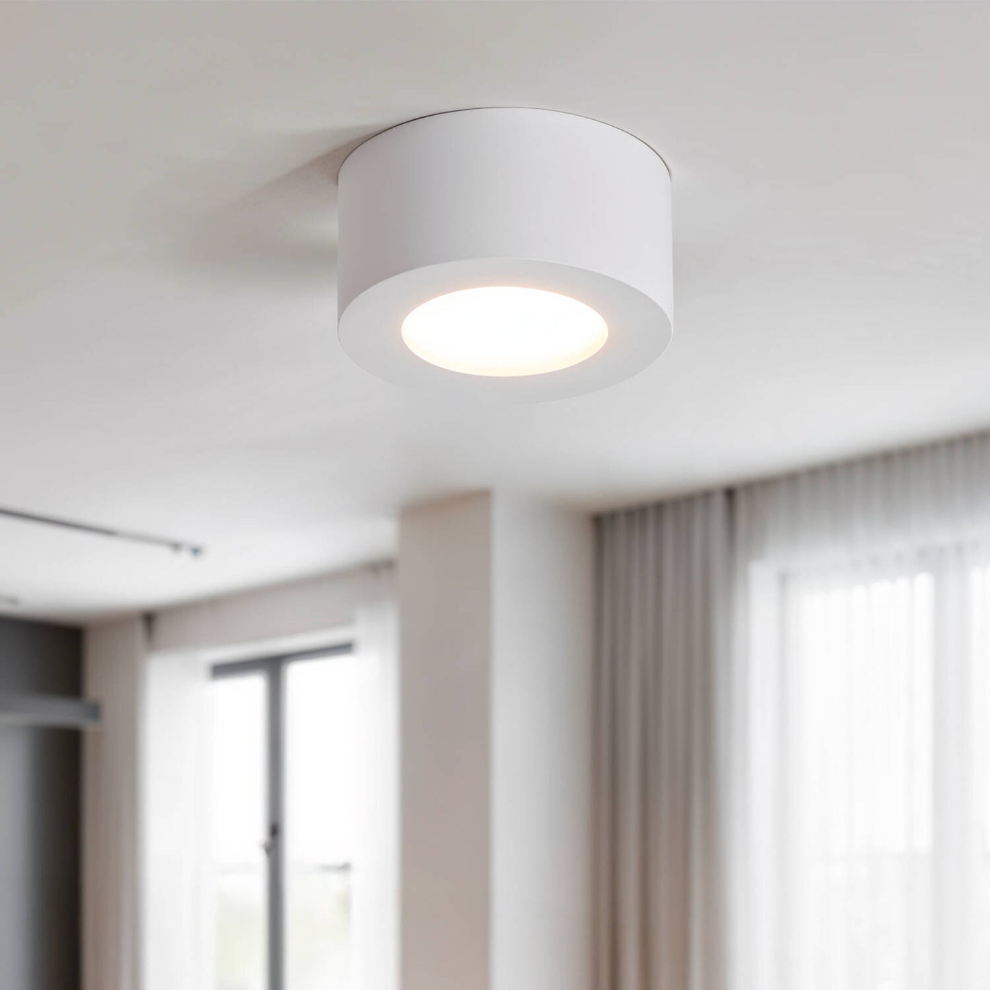 Plafón LED 24W Circular Aluminio Luz Indirecta Ø175 mm Tokkai