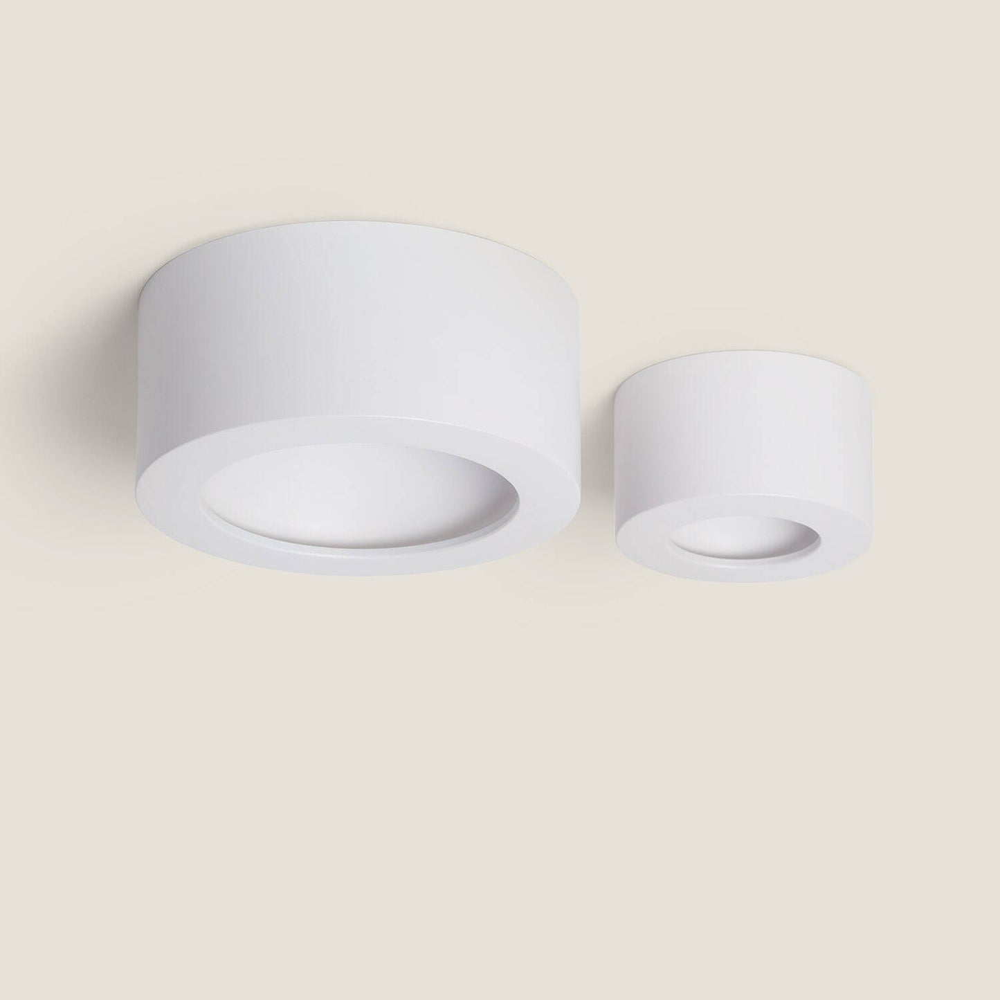Plafón LED 24W Circular Aluminio Luz Indirecta Ø175 mm Tokkai