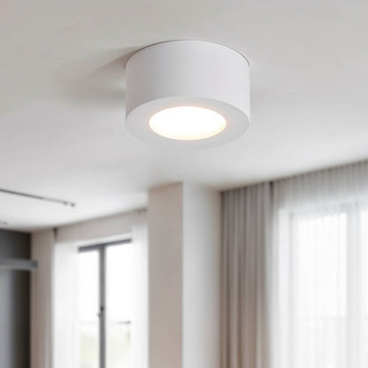 Plafón LED 24W Circular Aluminio Luz Indirecta Ø175 mm Tokkai