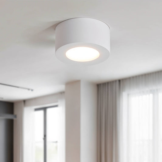 Plafón LED 24W Circular Aluminio Luz Indirecta Ø175 mm Tokkai