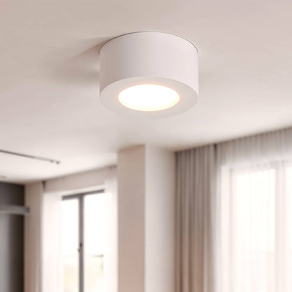 Plafón LED 24W Circular Aluminio Luz Indirecta Ø175 mm Tokkai