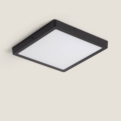 Plafón LED 24W Cuadrado Aluminio 280x280 mm Slim CCT Seleccionable Galán SwitchDimm