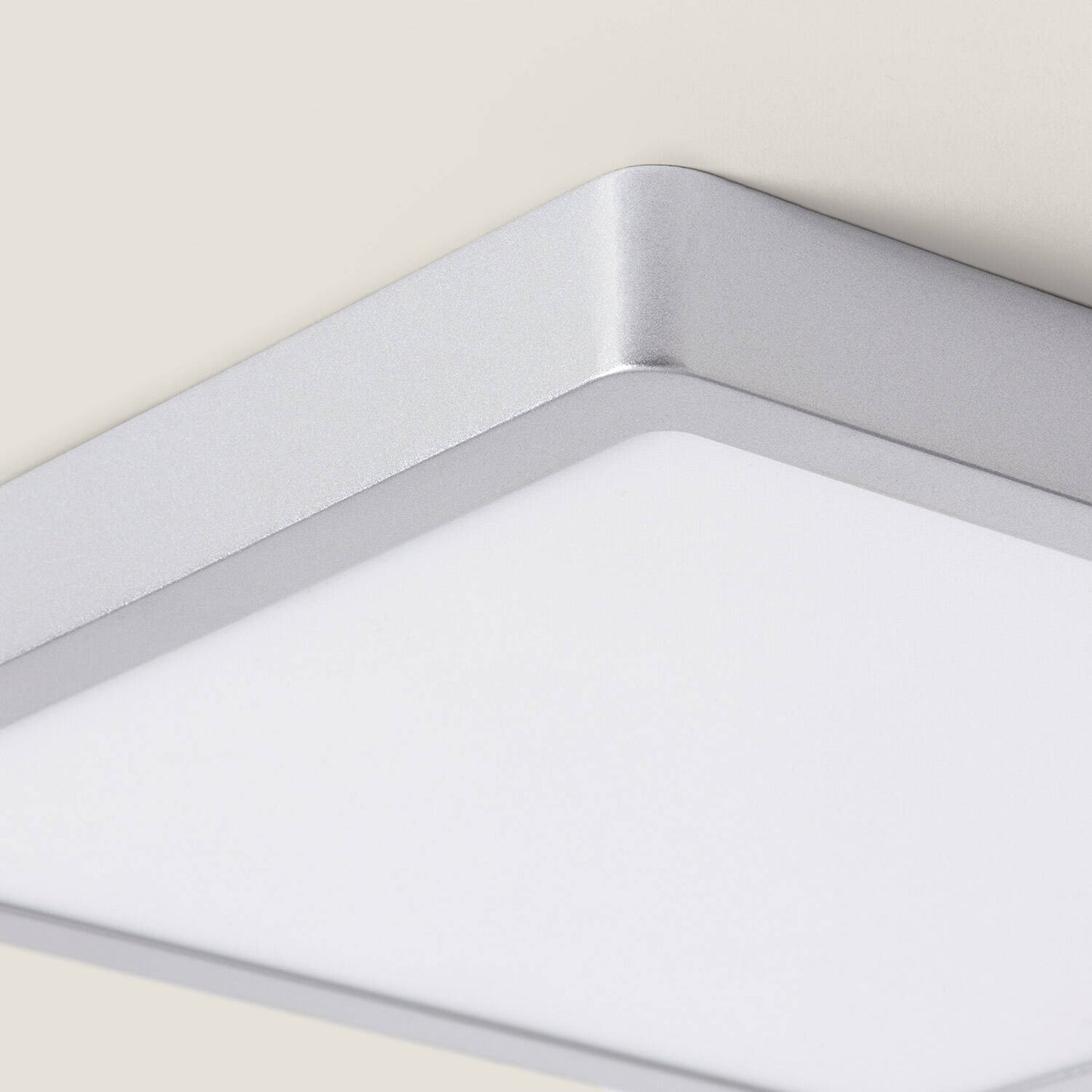 Plafón LED 24W Cuadrado Aluminio 280x280 mm Slim CCT Seleccionable Galán SwitchDimm