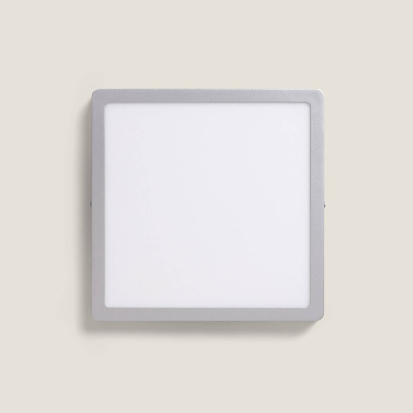 Plafón LED 24W Cuadrado Aluminio 280x280 mm Slim CCT Seleccionable Galán SwitchDimm