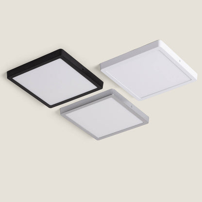 Plafón LED 24W Cuadrado Aluminio 280x280 mm Slim CCT Seleccionable Galán SwitchDimm