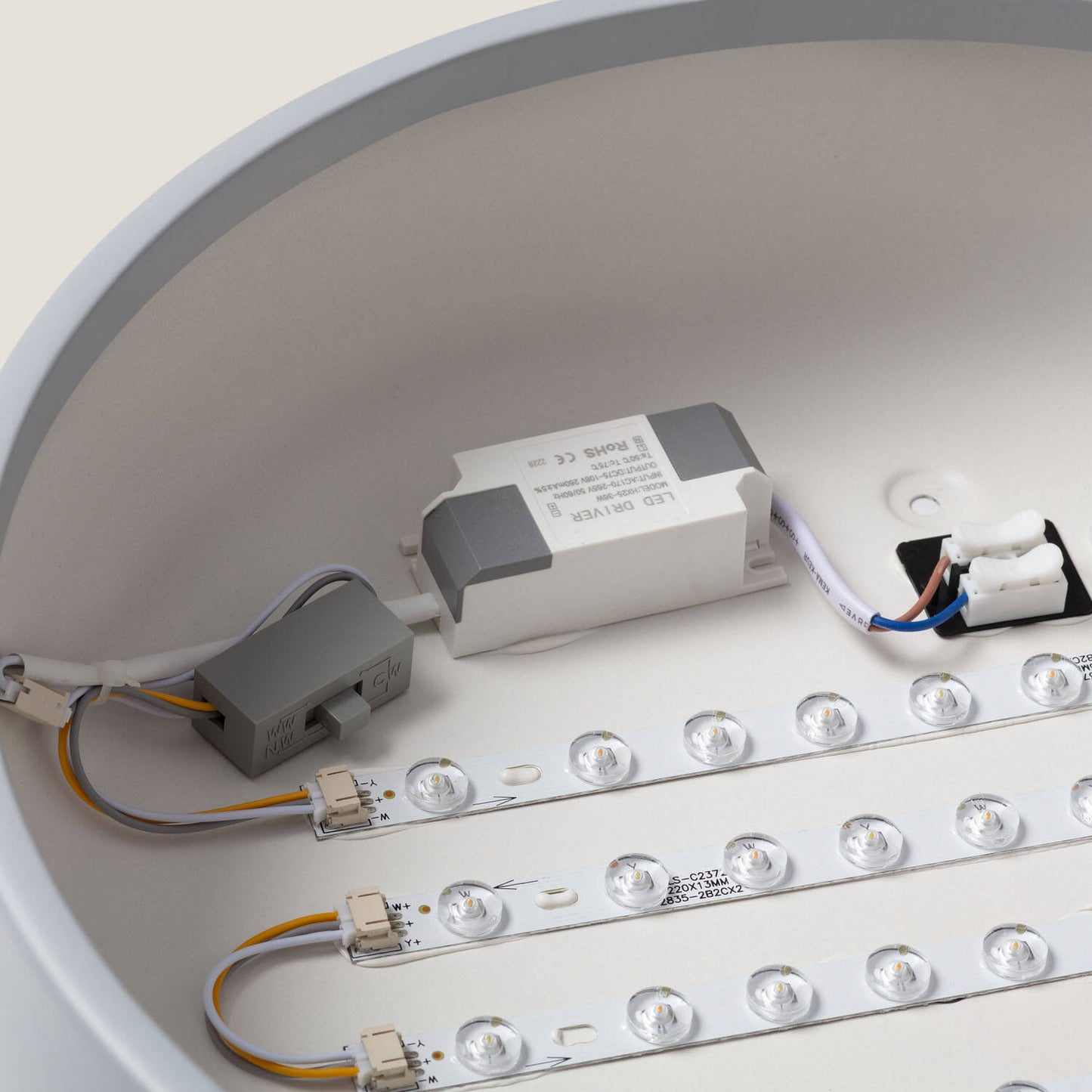 Plafón LED 24W Metal Ø350 mm CCT Seleccionable Eyelight