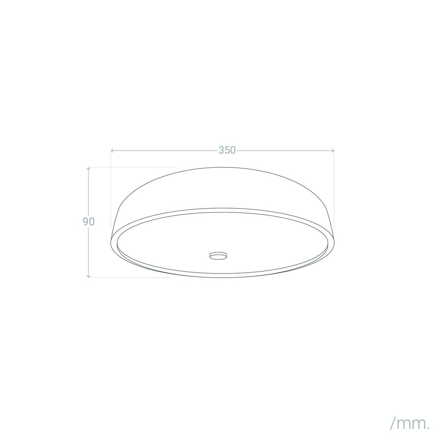 Plafón LED 24W Metal Ø350 mm CCT Seleccionable Eyelight