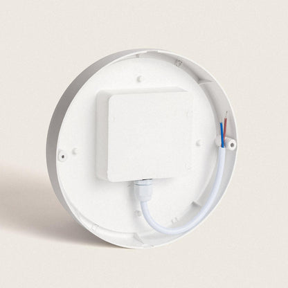 Plafón LED 25W Circular para Exterior Ø175 mm IP65 con Detector de Movimiento Hublot White