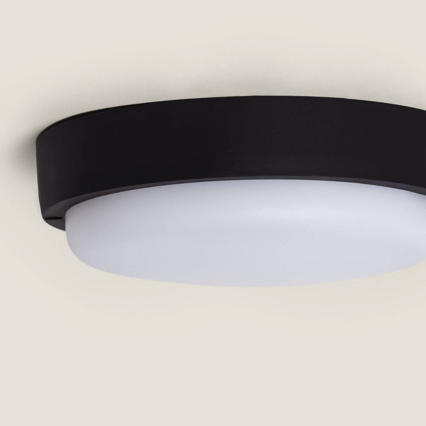 Plafón LED 25W Circular para Exterior Ø175 mm IP65 Hublot Black