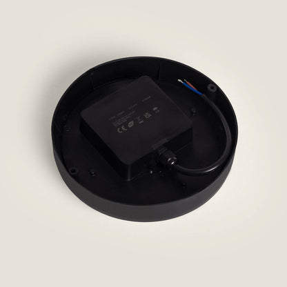 Plafón LED 25W Circular para Exterior Ø175 mm IP65 Hublot Black