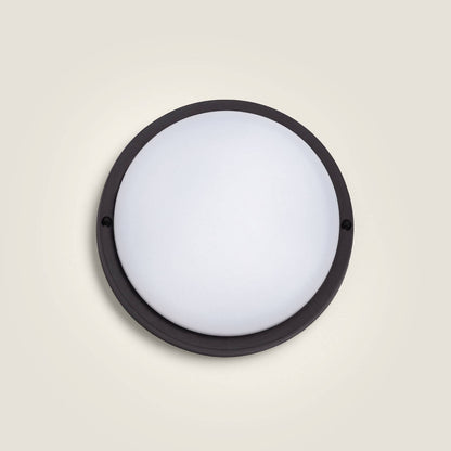 Plafón LED 25W Circular para Exterior Ø175 mm IP65 Hublot Black