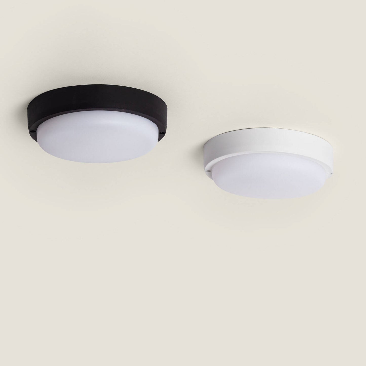 Plafón LED 25W Circular para Exterior Ø175 mm IP65 Hublot Black