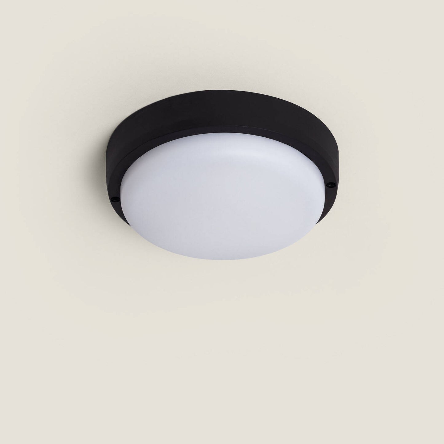 Plafón LED 25W Circular para Exterior Ø175 mm IP65 Hublot Black