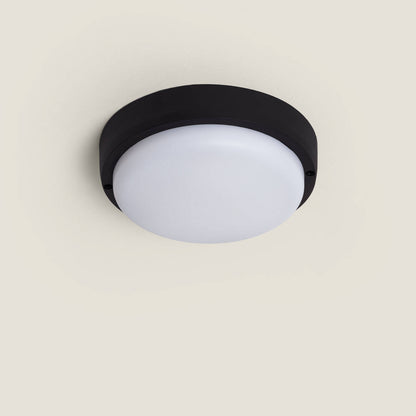 Plafón LED 25W Circular para Exterior Ø175 mm IP65 Hublot Black