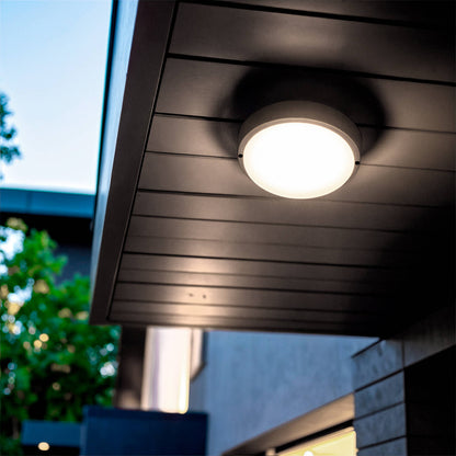 Plafón LED 25W Circular para Exterior Ø175 mm IP65 Hublot Black
