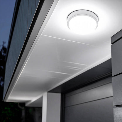 Plafón LED 25W Circular para Exterior Ø175 mm IP65 Hublot White