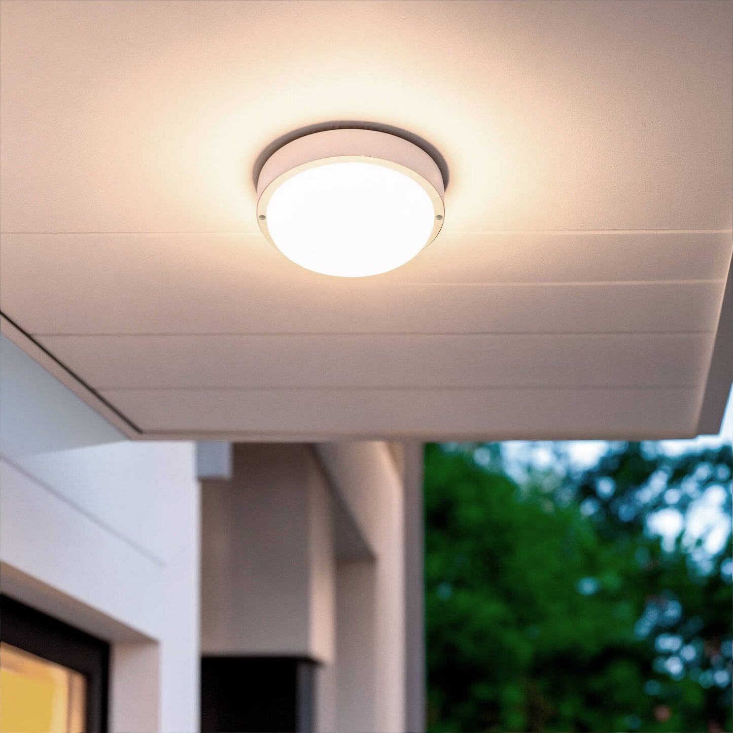 Plafón LED 25W Circular para Exterior Ø175 mm IP65 Hublot White