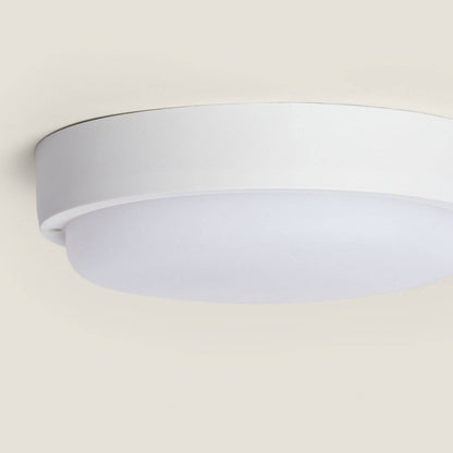 Plafón LED 25W Circular para Exterior Ø175 mm IP65 Hublot White