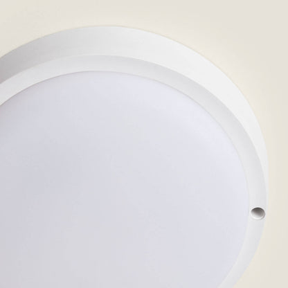 Plafón LED 25W Circular para Exterior Ø175 mm IP65 Hublot White