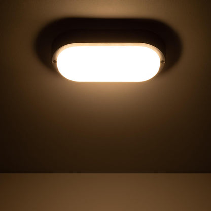 Aplique LED 25W Oval IP65 Hublot Black