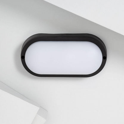 Aplique LED 25W Oval IP65 Hublot Black