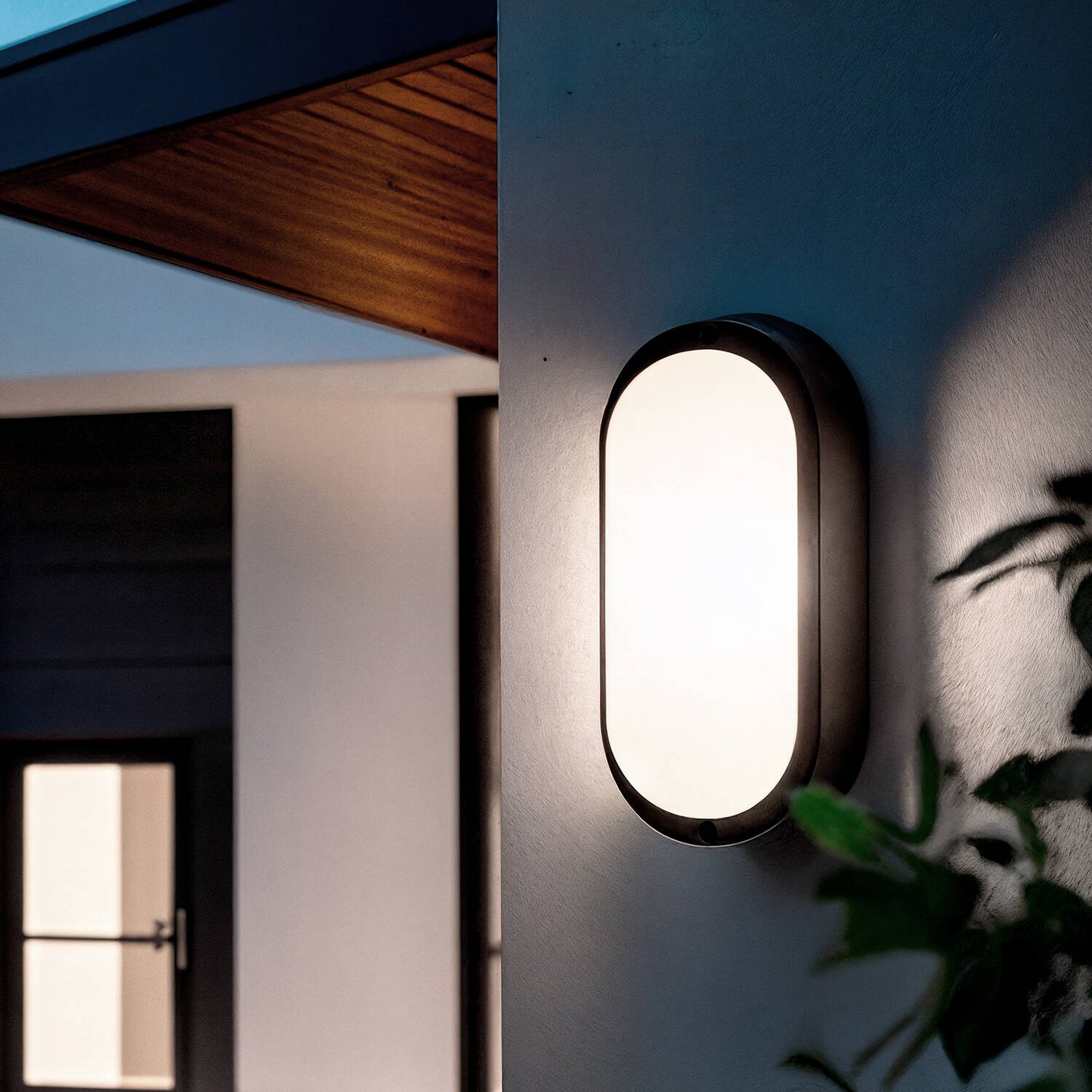 Aplique LED 25W Oval IP65 Hublot Black