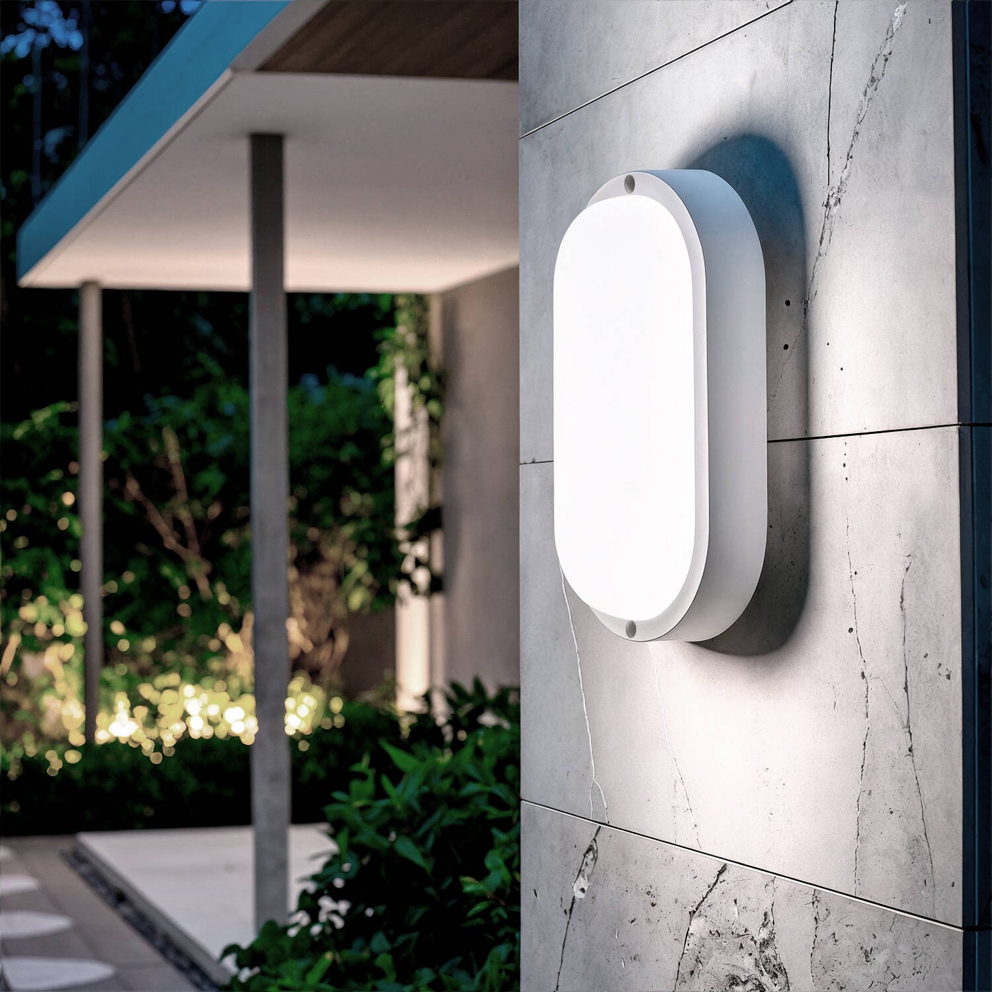 Aplique LED 25W Oval IP65 Hublot White