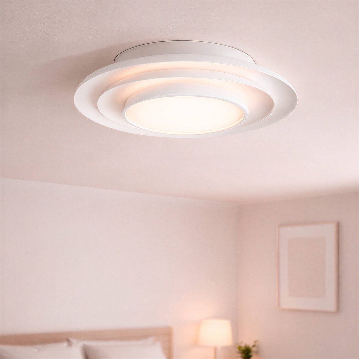 Plafón LED 26W Circular Metal Ø400 mm CCT Seleccionable Handen Telmor