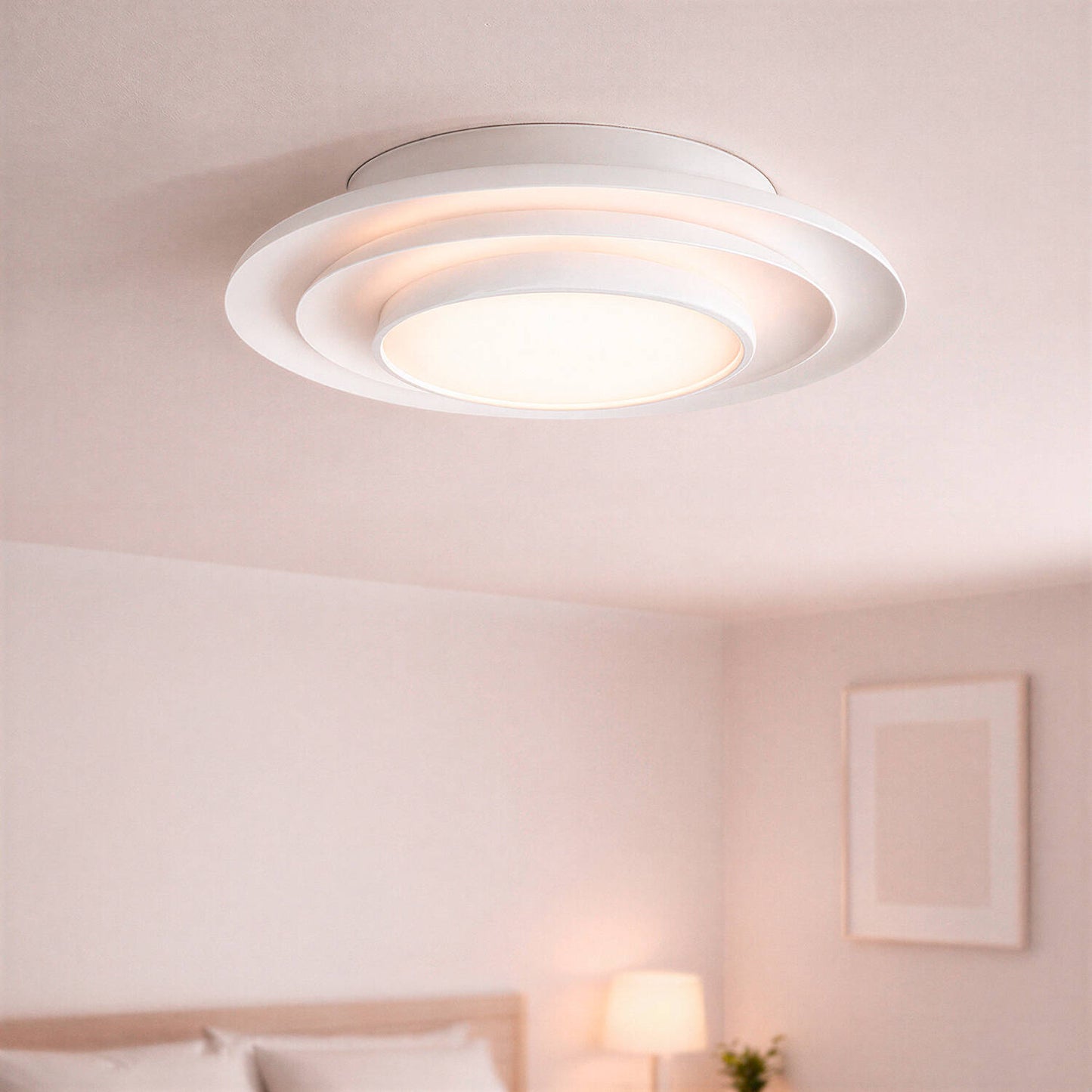 Plafón LED 26W Circular Metal Ø400 mm CCT Seleccionable Handen Telmor