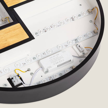 Plafón LED 27W Circular de Metal Ø500 mm CCT Seleccionable Brusk