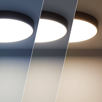 Plafón LED 30W Circular Metal Ø400 mm CCT Seleccionable Hidria