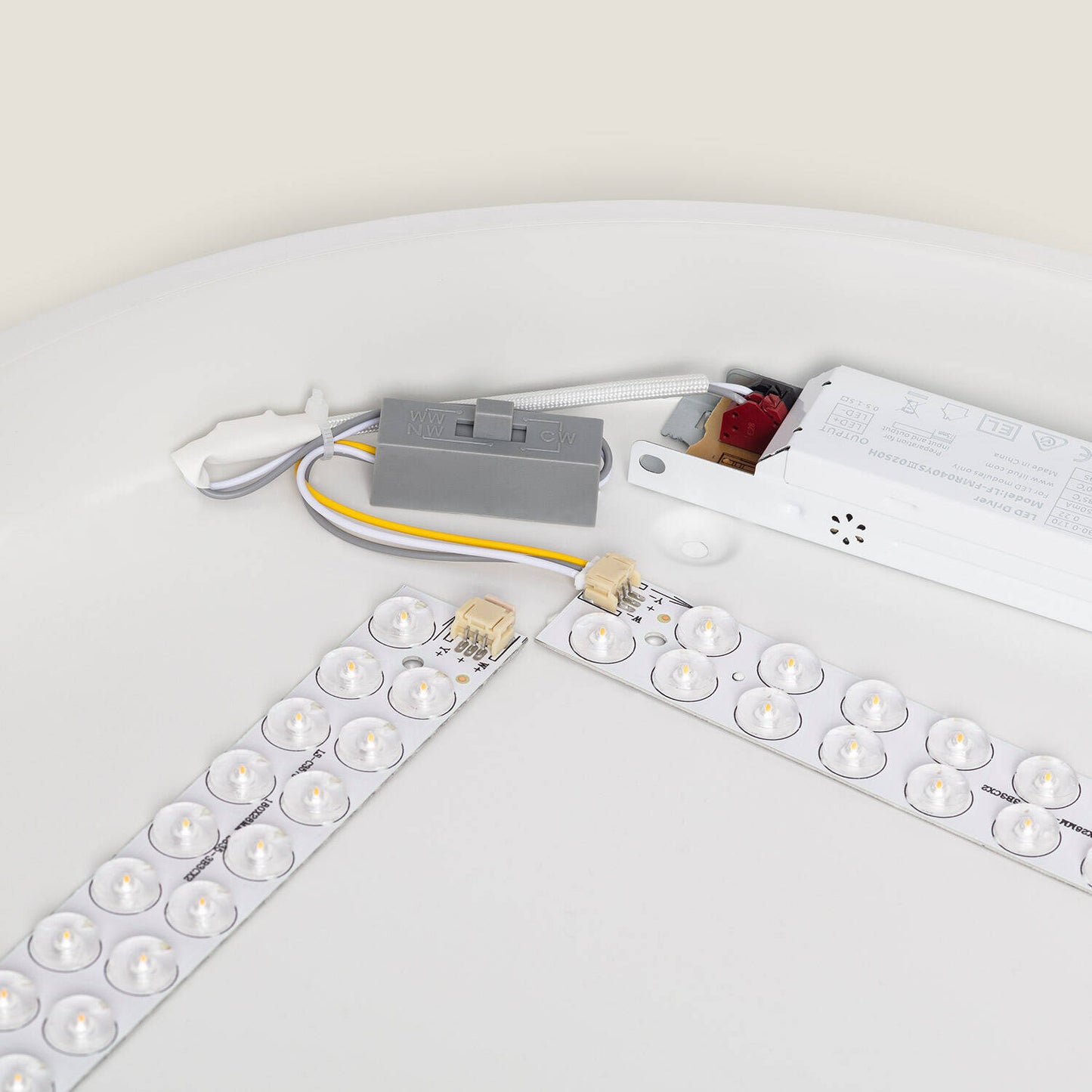 Plafón LED 30W Circular Metal Ø400 mm CCT Seleccionable Hidria