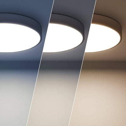 Plafón LED 30W Circular Metal Ø400 mm CCT Seleccionable Hidria
