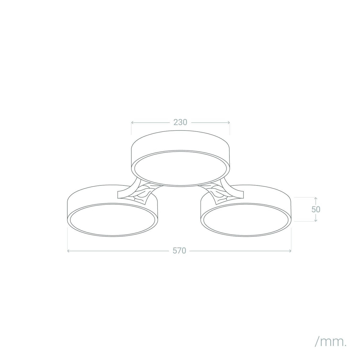 Plafón LED 30W Madera y Aluminio CCT Seleccionable Sams