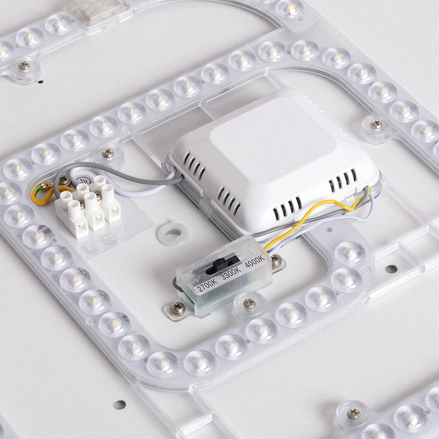 Plafón LED 30W Metal y Metacrilato CCT Seleccionable Camden L Ø600 mm