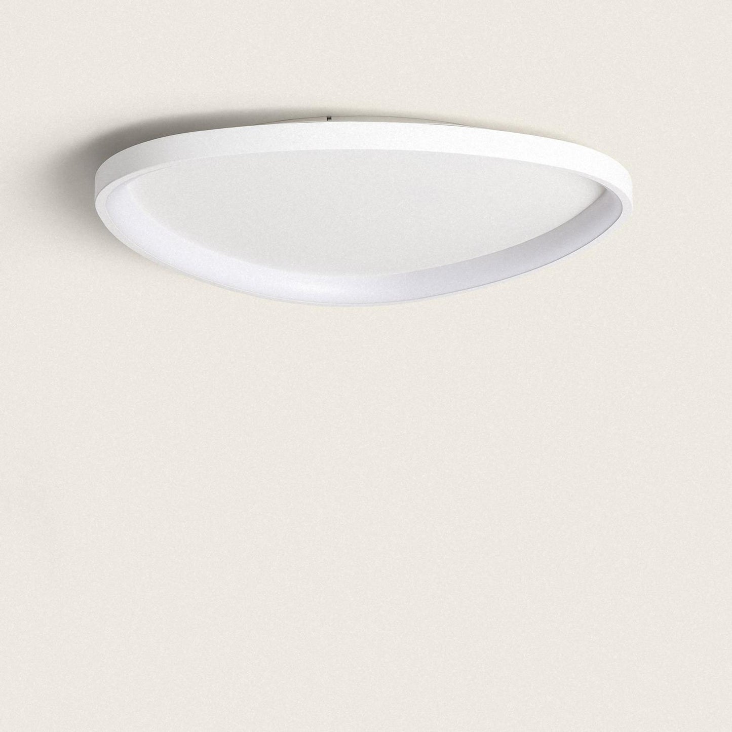 Plafón LED 30W Ovalado Aluminio Ø600 mm CCT Seleccionable Owen