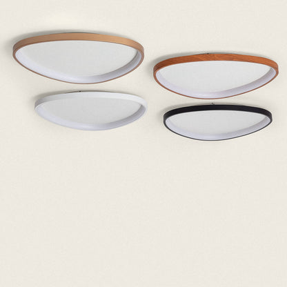 Plafón LED 30W Ovalado Aluminio Ø600 mm CCT Seleccionable Owen