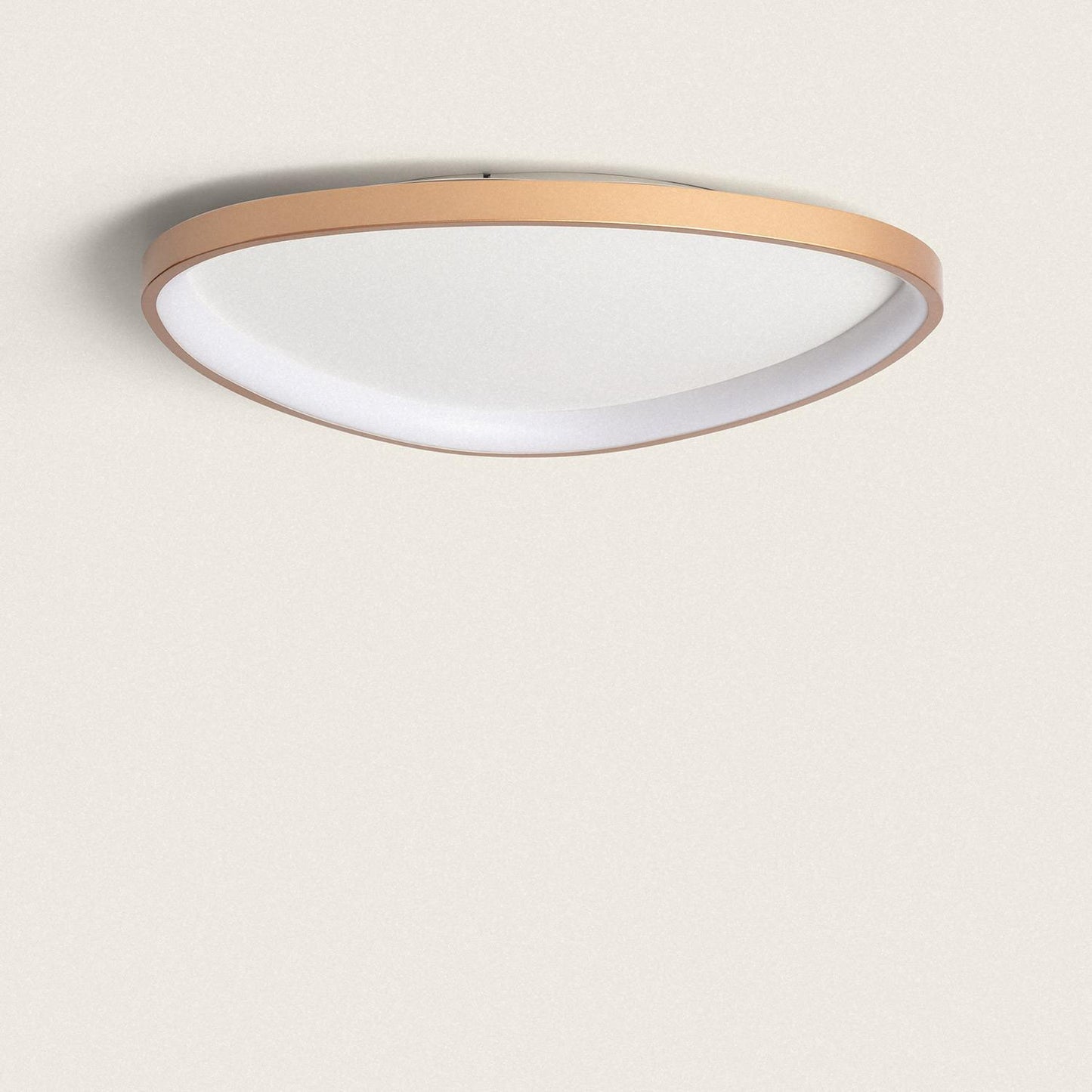 Plafón LED 30W Ovalado Aluminio Ø600 mm CCT Seleccionable Owen