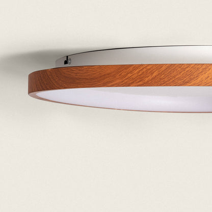Plafón LED 30W Ovalado Aluminio Ø600 mm CCT Seleccionable Owen