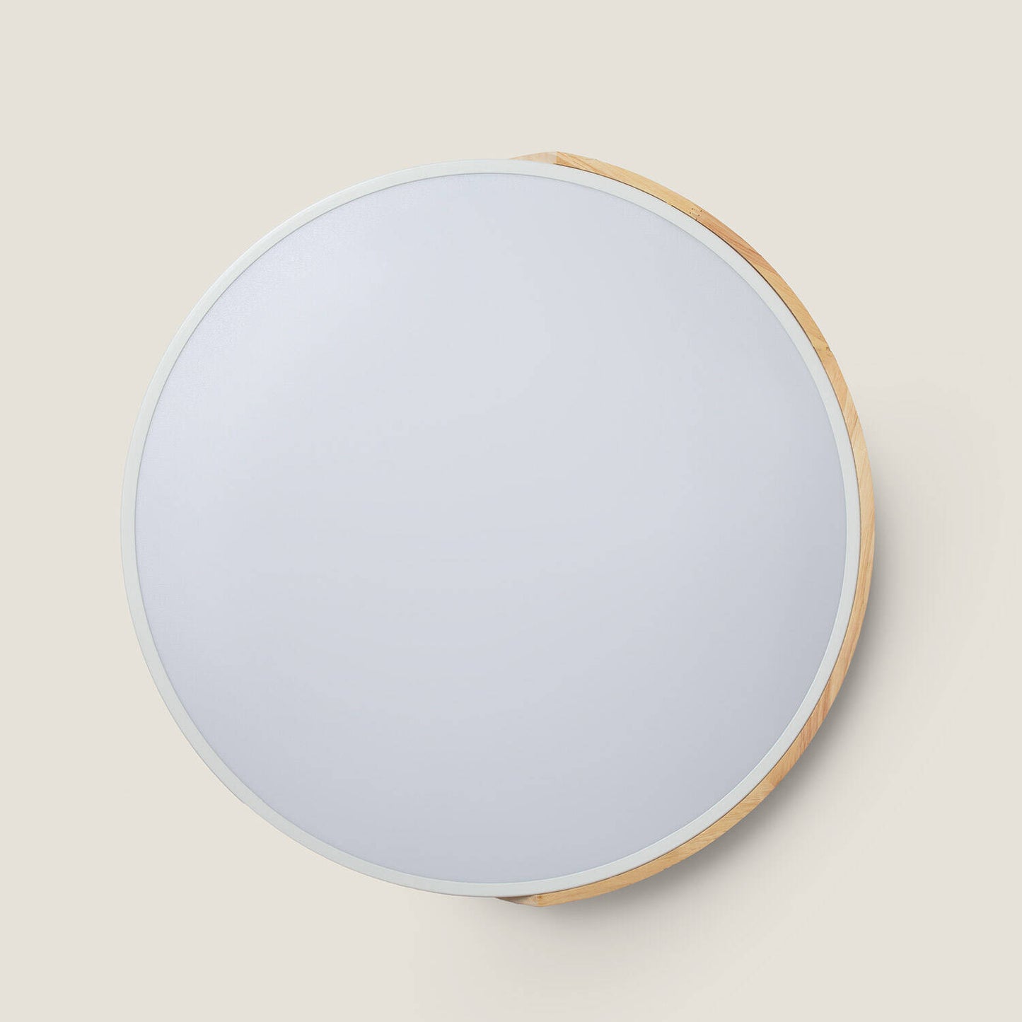 Plafón LED 36W Circular Madera y Aluminio Ø500 mm CCT Seleccionable Semi-Dari