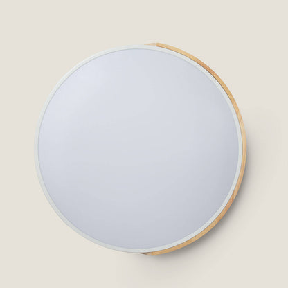 Plafón LED 36W Circular Madera y Aluminio Ø500 mm CCT Seleccionable Semi-Dari