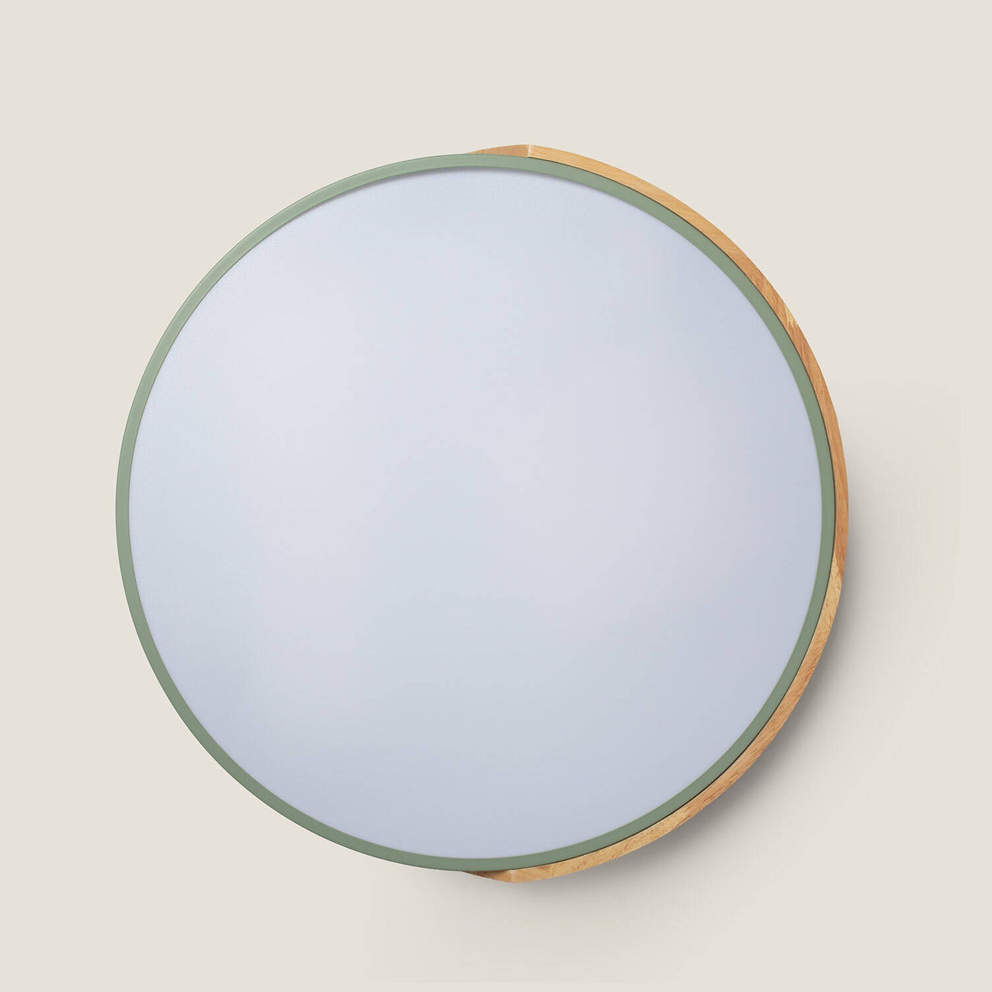 Plafón LED 36W Circular Madera y Aluminio Ø500 mm CCT Seleccionable Semi-Dari