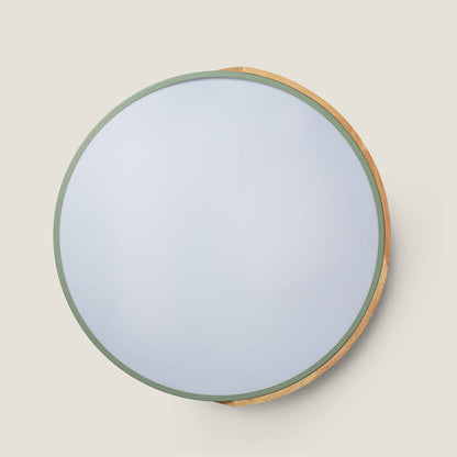 Plafón LED 36W Circular Madera y Aluminio Ø500 mm CCT Seleccionable Semi-Dari