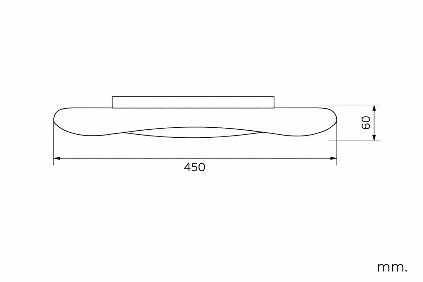 Plafón LED 36W Circular Ø450 mm Kate