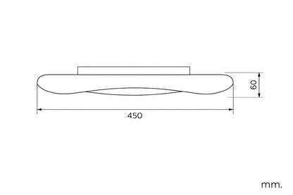 Plafón LED 36W Circular Ø450 mm Kate